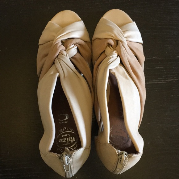 Jeffrey Campbell Stacked Heel Sandals - sz 8.5 - Picture 3 of 14